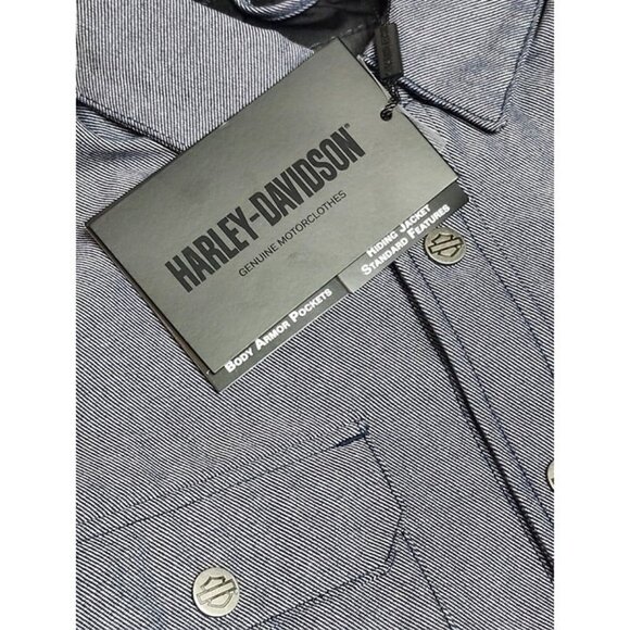 Harley-Davidson Men's Operative Riding Shirt Jacket - Peacoat - Picture 12 of 12